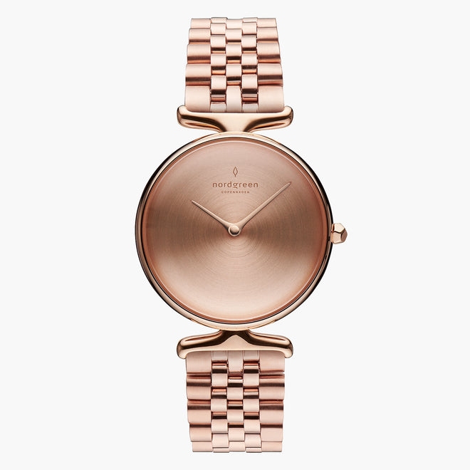 UN28RG5LROBM UN32RG5LROBM &Native rose gold ladies watch - brushed dial - 5 link strap UN28RG5LROBM UN32RG5LROBM &Native rose gold ladies watch - brushed dial - 5 link strap