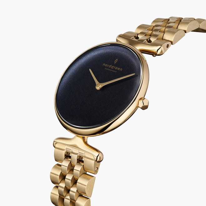 UN28GO5LGORB UN32GO5LGORB &Unika black face ladies watch - rainbow black dial - 5 link strap UN28GO5LGORB UN32GO5LGORB &Unika black face ladies watch - rainbow black dial - 5 link strap