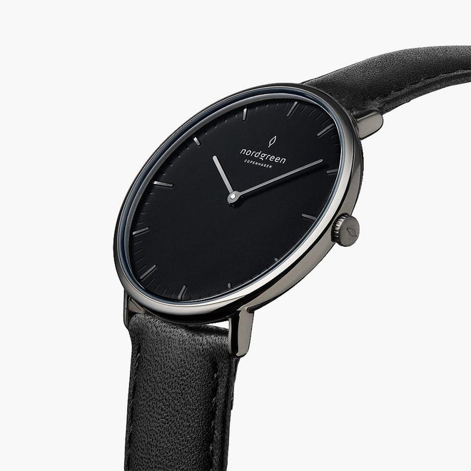 NR36GMVEBLBL NR40GMVEBLBL NR28GMVEBLBL &Native gunmetal watch - black dial - gun metal case NR36GMVEBLBL NR40GMVEBLBL NR28GMVEBLBL &Native gunmetal watch - black dial - gun metal case