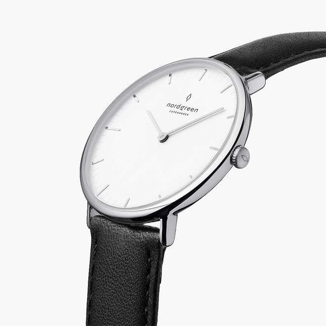 NR36SIVEBLXX NR40SIVEBLXX NR28SIVEBLXX &Native silver watch mens - white dial - silver case NR36SIVEBLXX NR40SIVEBLXX NR28SIVEBLXX &Native silver watch mens - white dial - silver case