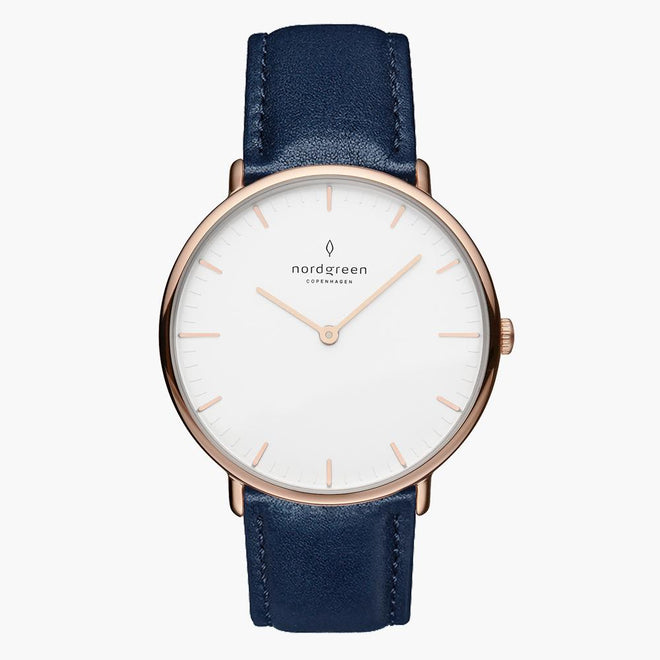 NR36RGVENAXX NR40RGVENAXX NR28RGVENAXX &Native ladies leather strap watches - white dial - rose gold case NR36RGVENAXX NR40RGVENAXX NR28RGVENAXX &Native ladies leather strap watches - white dial - rose gold case