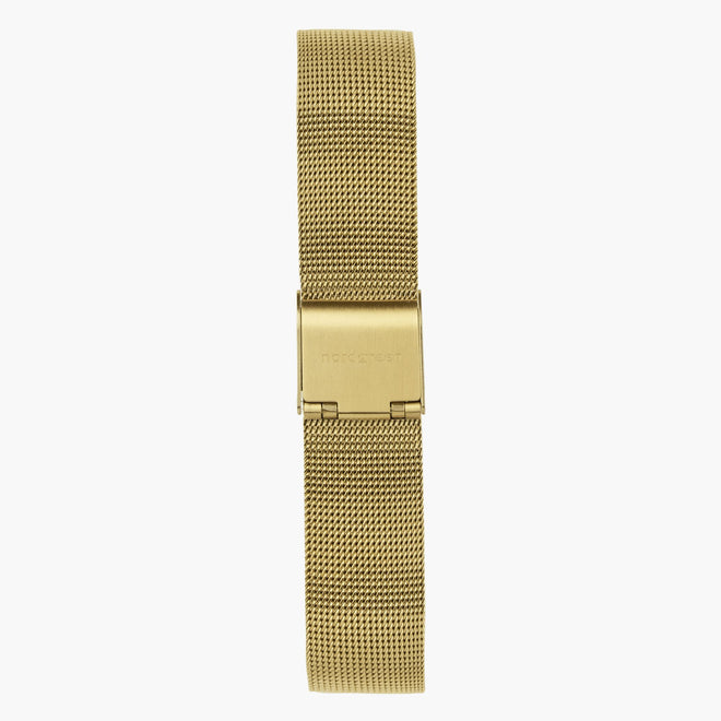 ST14POGOMEGO &Mesh watch strap - gold - 14mm ST14POGOMEGO &Mesh watch strap - gold - 14mm