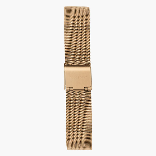 ST16BRRGMERO &Milanese watch strap - rose gold - 16mm