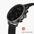 PI42GMMEBLBL &Pioneer gunmetal watch - black dial - black mesh strap
