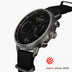 PI42GMNYBLBL &Pioneer gunmetal watch - black dial - black nylon strap