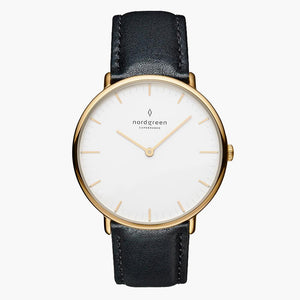 NR36GOLEBLXX NR40GOLEBLXX NR28GOLEBLXX &Native mens gold watches - white dial - gold case