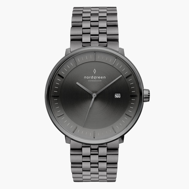 Philosopher | Brushed Metal Dial - 5-Link