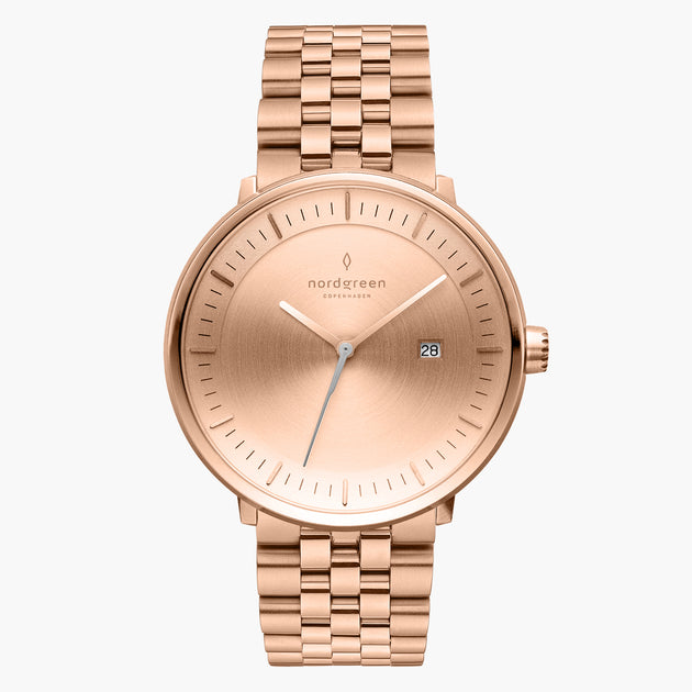 Philosopher | Brushed Metal Dial - 5-Link