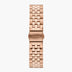 ST18PORG5LRO &Rose gold watch strap - 5-link design - 18mm