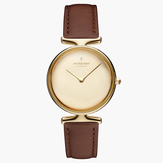 Gold case watches for ladies on sale