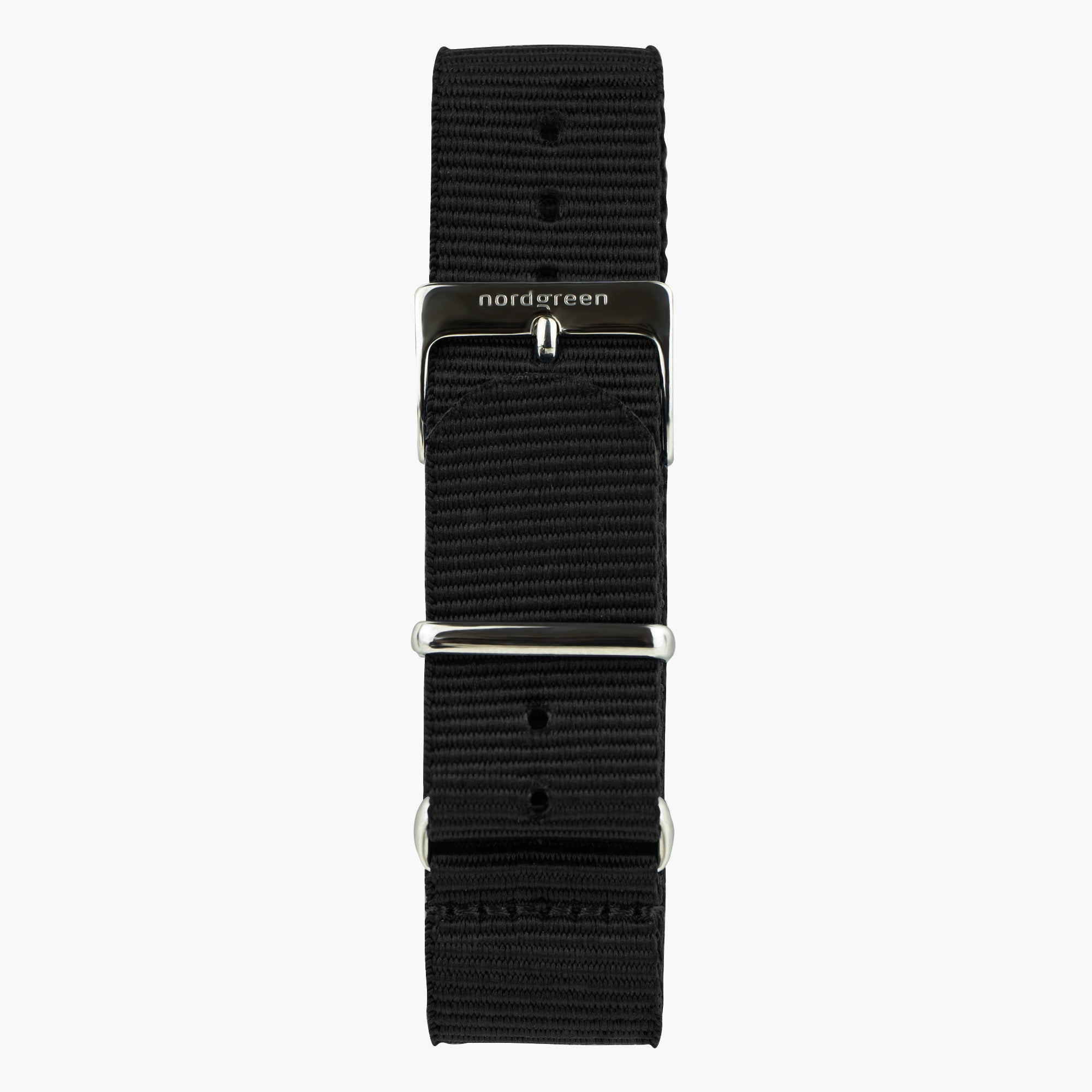 Black nylon online watch band