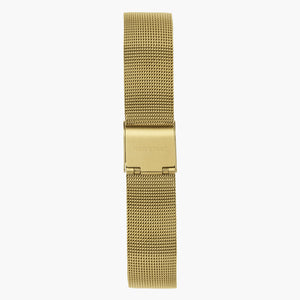 ST16BRGOMEGO &Mesh watch strap - gold - 16mm