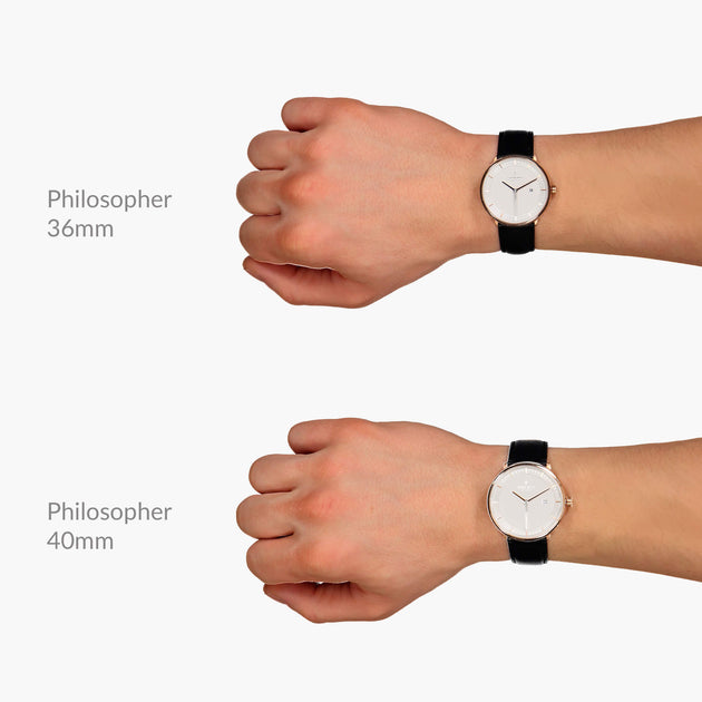 Philosopher | Brushed Metal Dial - 5-Link