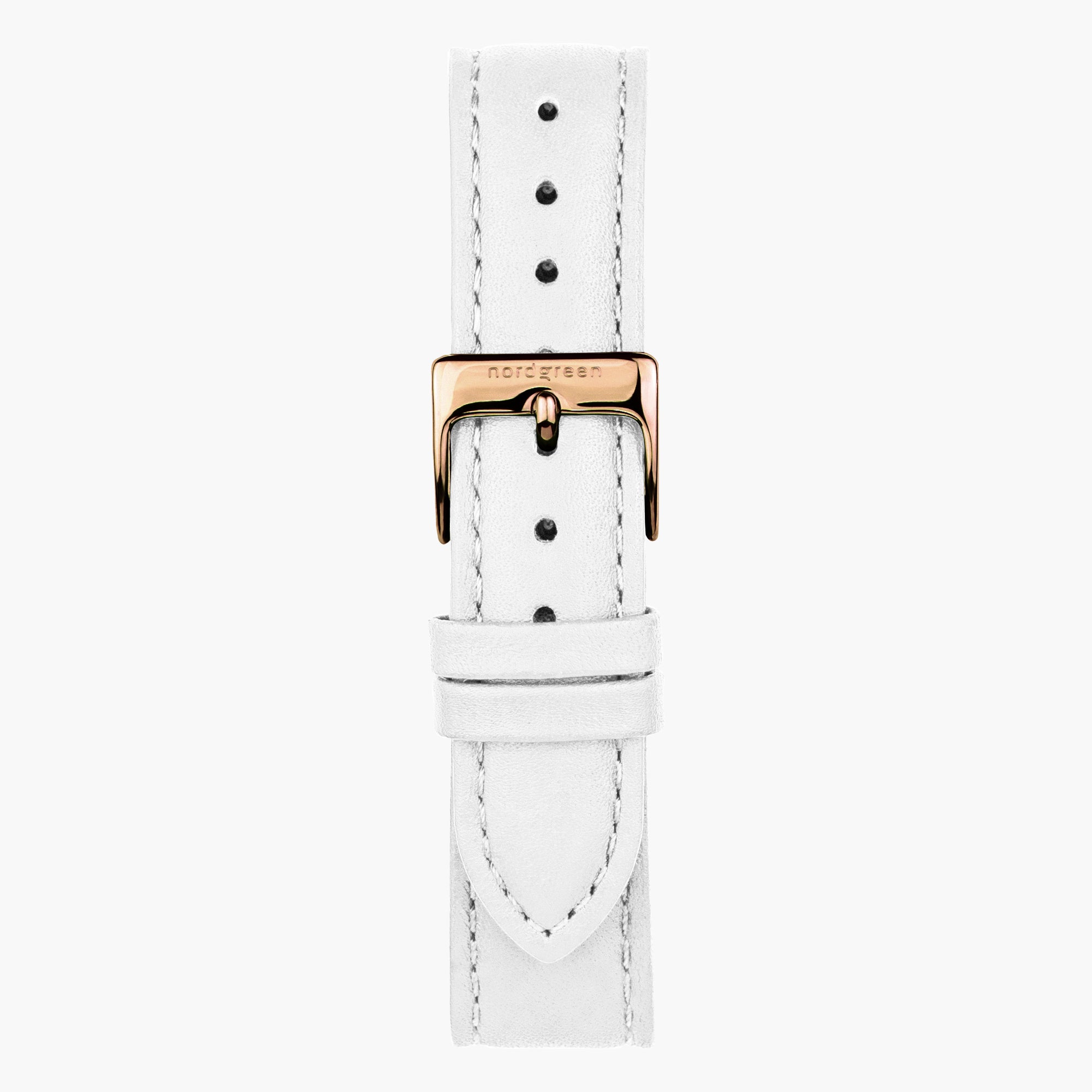 Rose gold clearance watch white band